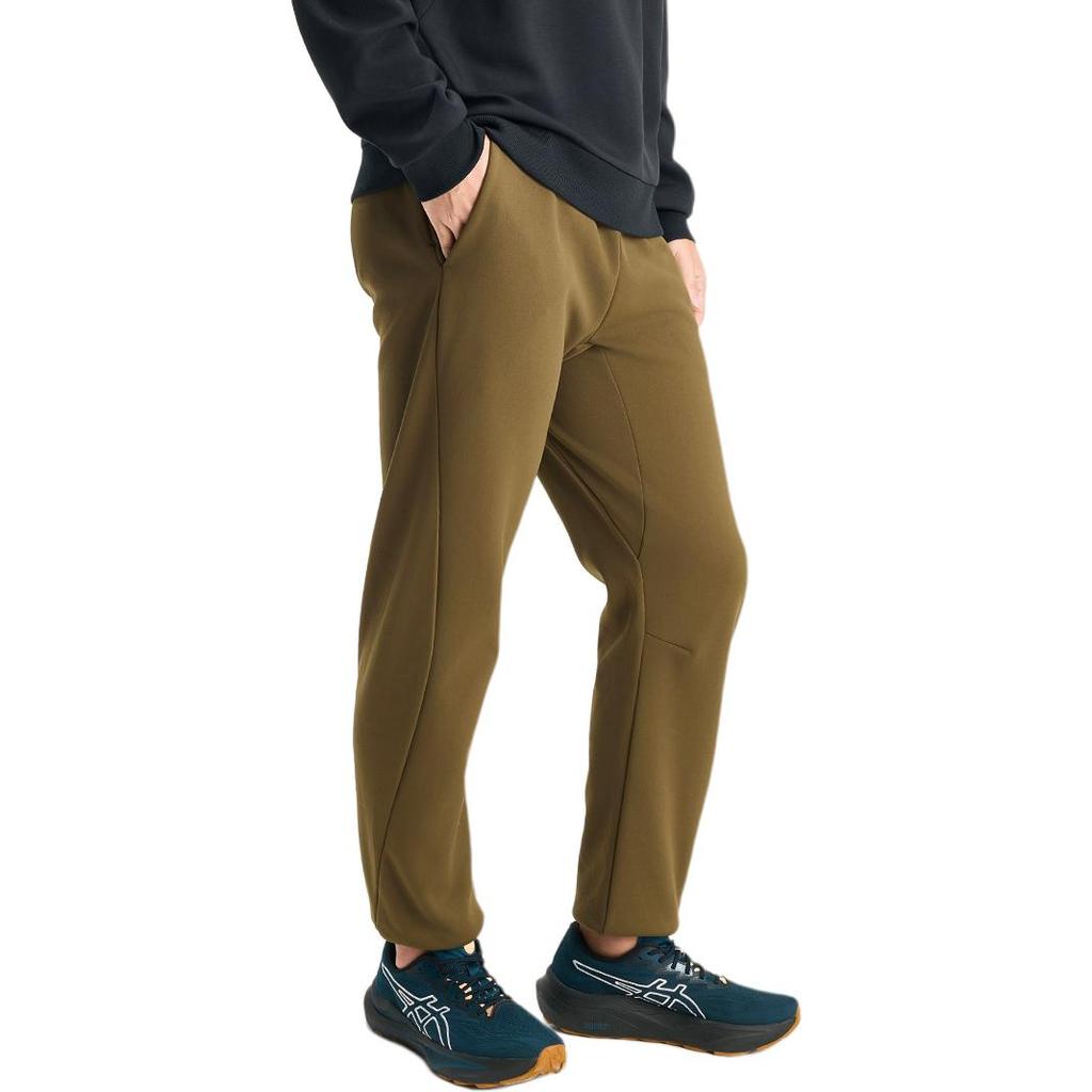 ASICS Fleece Lined Warm Elastic Cuff Knitted Sports Pants Men bottoms 2031F378-300