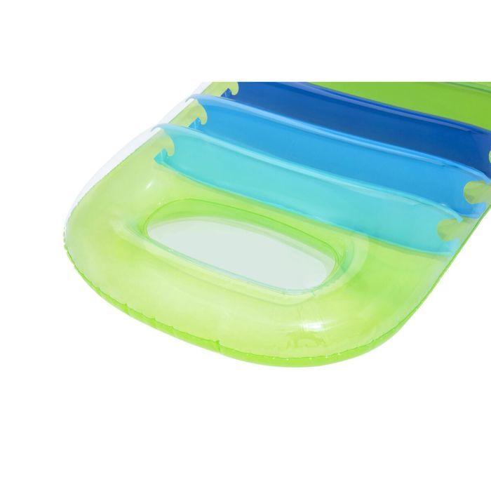 Matelas flottant - Bestway 43962 (Summer Colors) - Multicolore - Hublot transparent - Dossier réglable