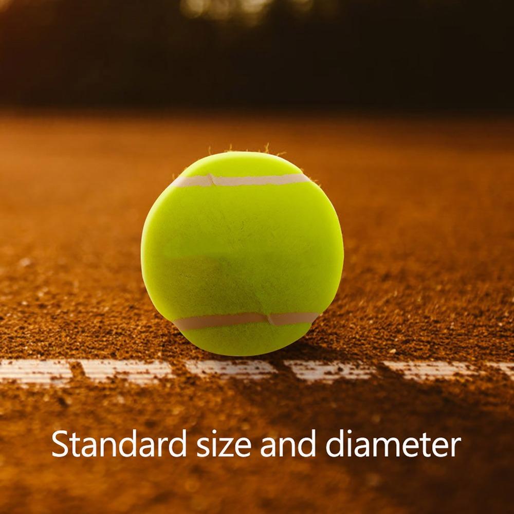 3PCS Yellow Tennis Ball Advanced Felt Practice Balls Tennis Practice Ball  Tennis Training Machine