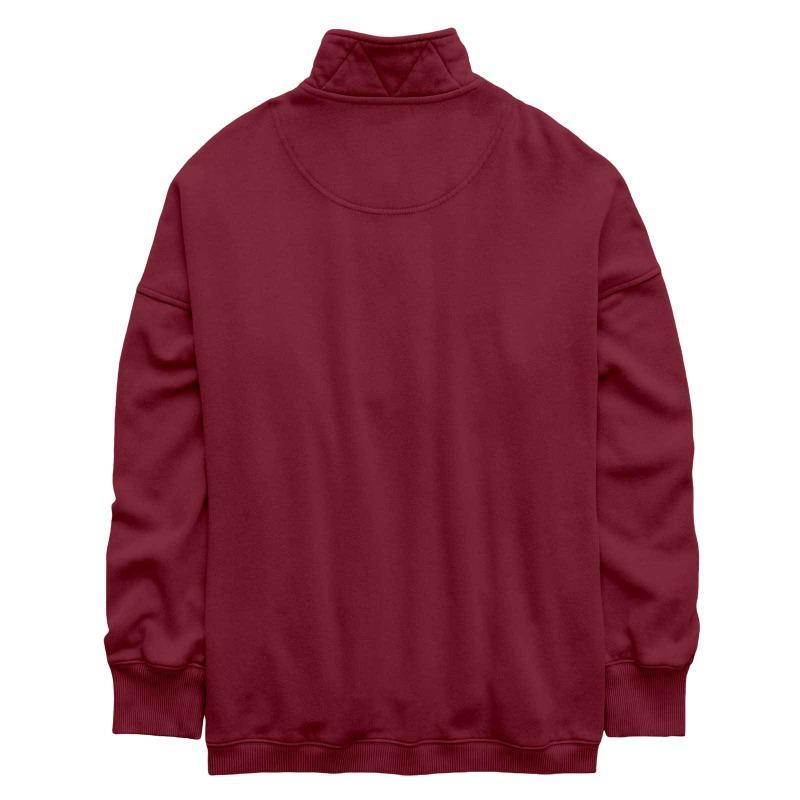 Women European Style Casual Loose Button V Neck Long Sleeve Pullover Sweatshirt