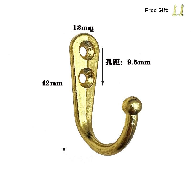 30/1set Haken aus Legierung mit Schrauben zur Wandmontage, Kleiderbügel für Mäntel, Handtücher, Taschen, Mützen, Haken für Küche und Bad, Aufbewahrungsregalhalter