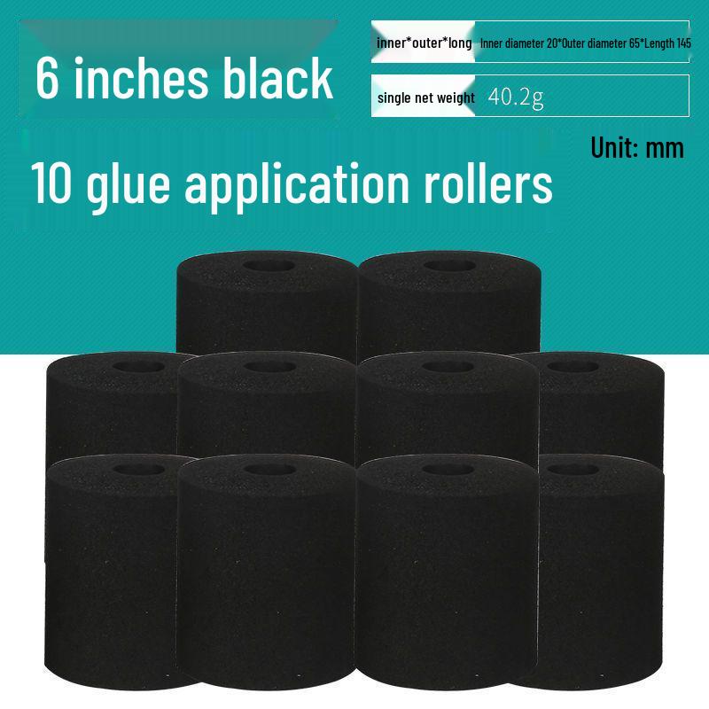 Compact Manual Glue Roller for Wood, Wallpaper, and Cardboard - Small Laminating and Gluing Tool