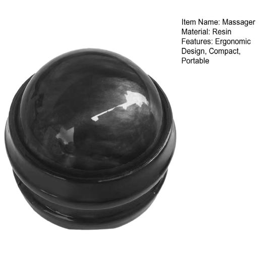 Mini Acupressure Ball Massager Handheld Roller for Muscle Relief Resin Body Massage Tool for Neck