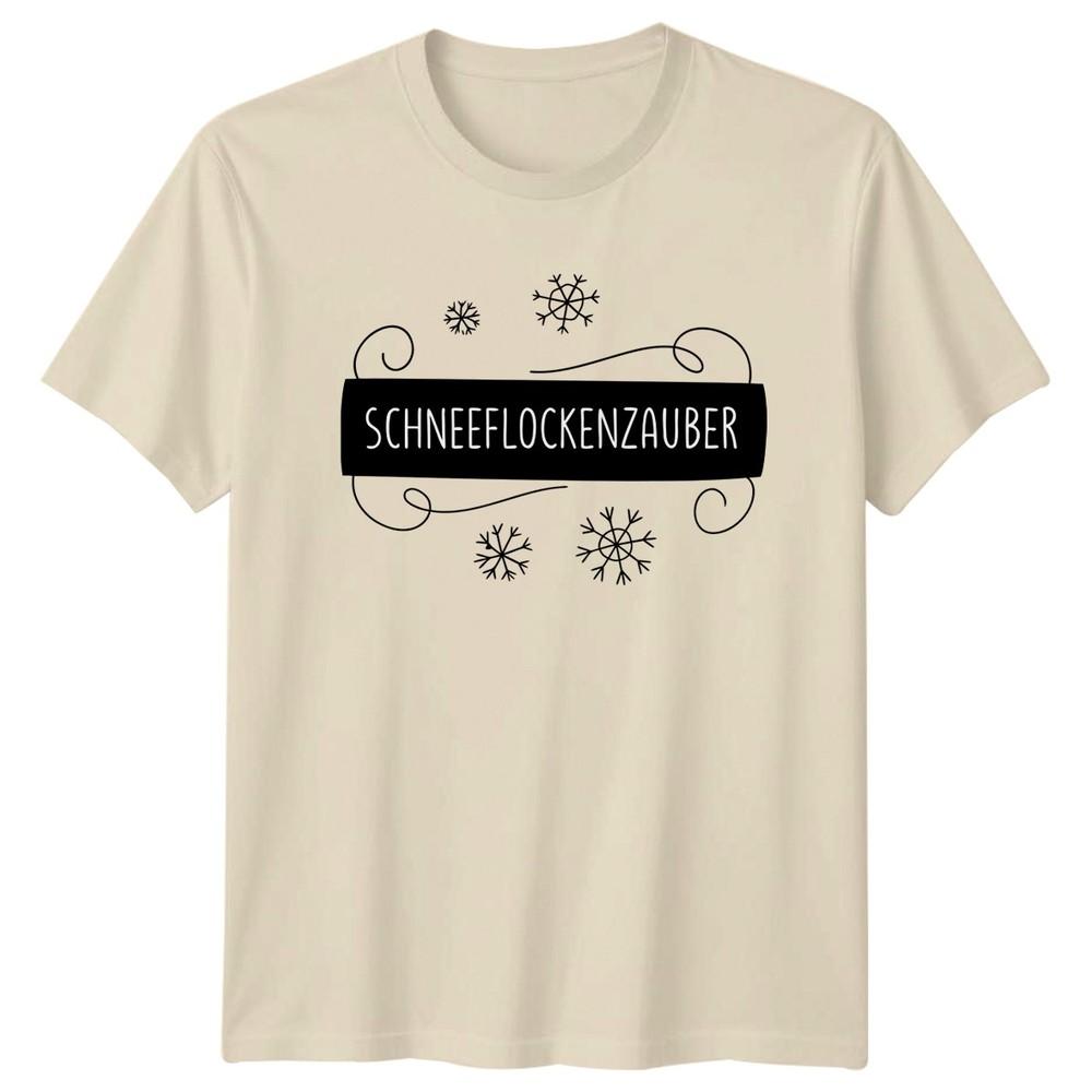Schneeflockenzauber TShirt GerUnisex Christmas Winter Gift For Him And Her
