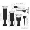 6Pcs/Set Professional Hair Applicator Brush Hairdressing Hair Highlight Dyeing Board Plate  Salon