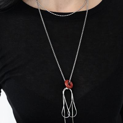 APIOH Drop Ribbon Necklace