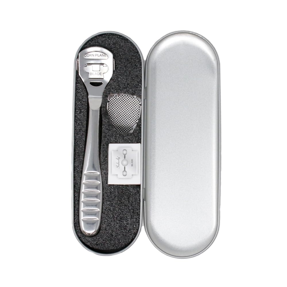 

mitas Heel Callus Remover with Heel Callus Removes Dead Includes Replacement Heel Heel Foot Callus Pumice Foot Prevents Rough Polishes Stainless Soles