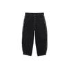 Li Ning Jeans Men's Black Moderate Straight Fit Pants AJQR021-2