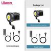Ulanzi VL120Bi/C 120W Dual-Color Full Spectrum V-Mount Light for Live Beauty Photography