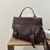 Johnature Genuine Leather Women's Backpack Large Capacity Commuting Travel Backpack Multi Functional Shoulder Bag