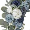 2 Pieces Hanging artificial flowers Swag Silk Simulation Decorative Wedding Arch for