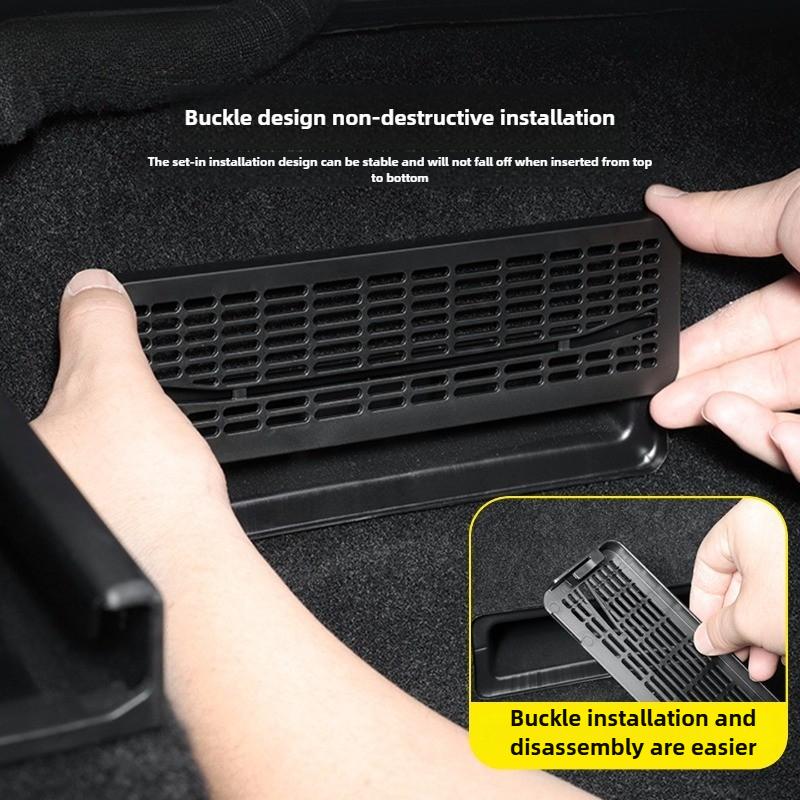 Air Outlet Protective Cover Car Seat Air Outlet Grille For Model Y Launch 2025 Juniper Air Vent Outlet Cover ABS