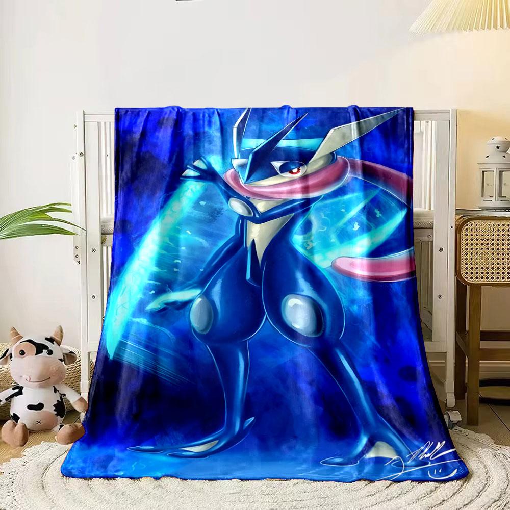 

A sleek figure with blue tones, sharp features, and a glowing blade. for all seasons blanket lunch break throw gift 80cm x 120cm