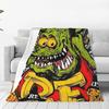 Tales Of The Rat Fink Anime Blanket Soft Warm Flannel Throw Blanket Bedspread for Bed Living Room Picnic Travel Home Couch