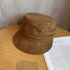 Vintage Suede Beret Hat Short Brim Newsboy Cap For Street Style And Use Daily