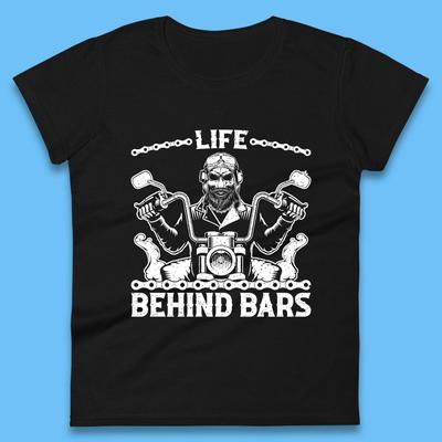 Skeleton Motorcycle Rider Womens T-Shirt Mens Tops Tees Unisex