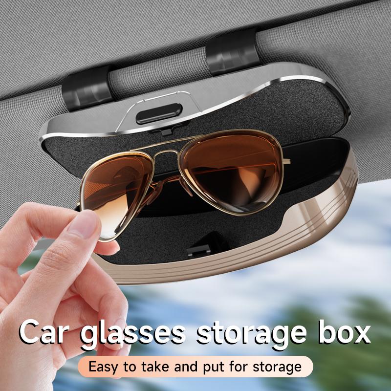 Used for BYD Auto Visor Car Glasses Case for Easy Access and Easy Storage Sponge Lining To Protect Your Glasses
