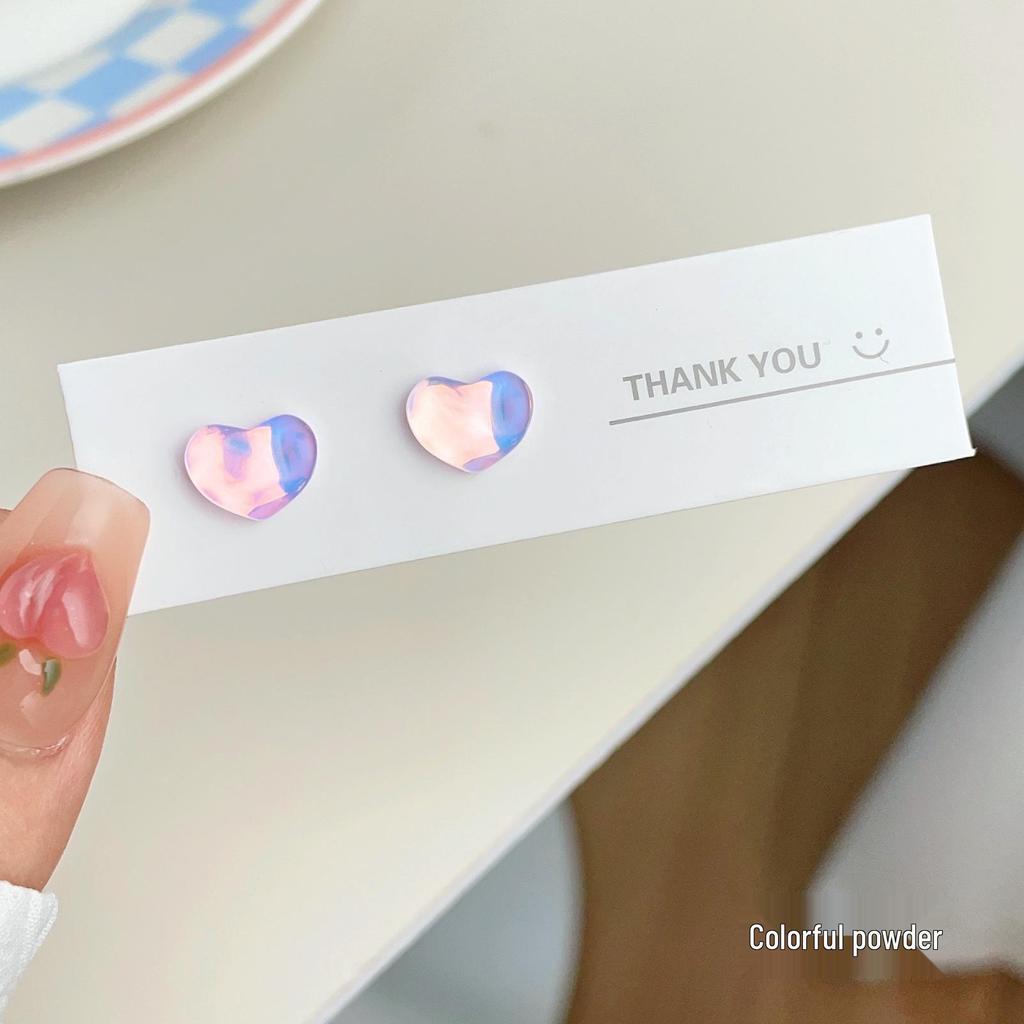 Spring Collection: Fresh Gradient Butterfly Earrings Set with Silver Needles