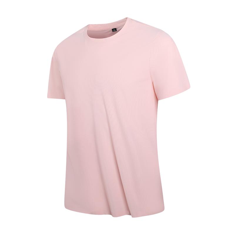 Half-sleeve Men's Round-neck Ice Silk T-shirt, Men's Sports And Leisure Running Tops, Men's Light And Breathable Fitness Short-sleeves