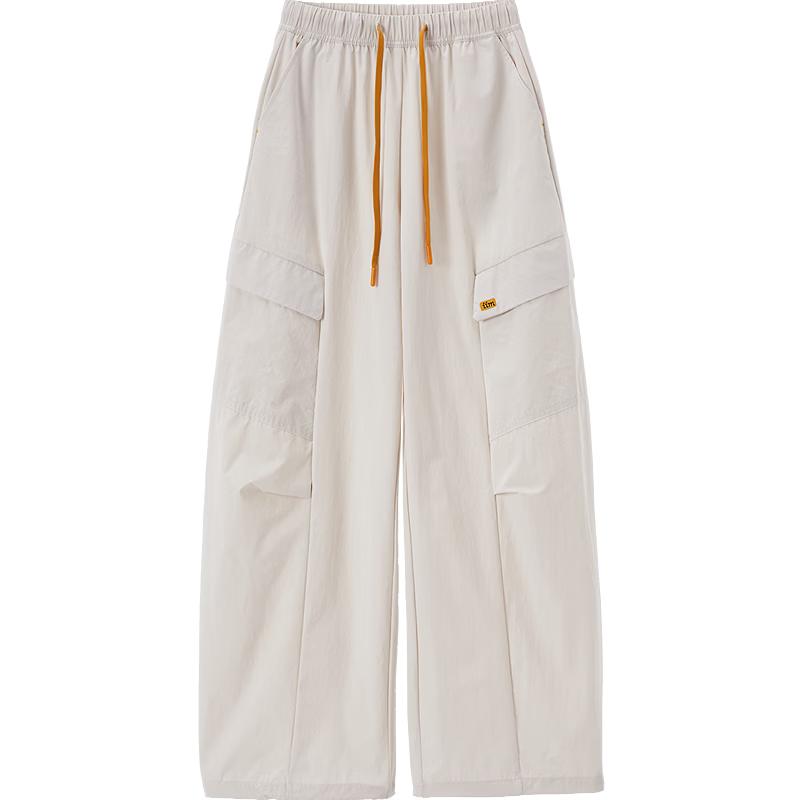 Betu Women s Summer Wide-Leg Cargo Pants S