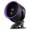 Desk Fan Digital Display 100 Speeds Strong Airflow Low Noise 360-Degree Rotation Portable Clip-On Fan Air Cooler