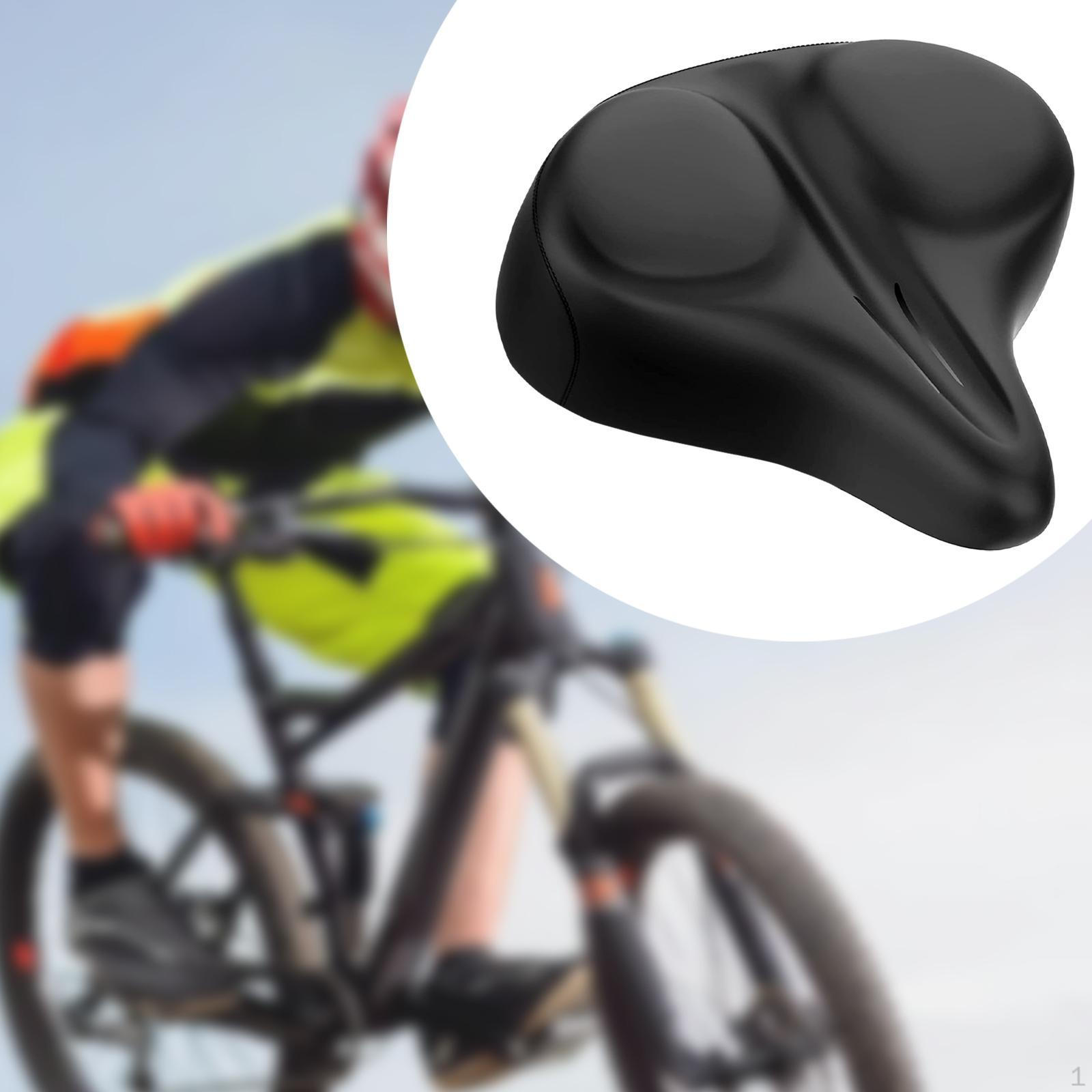 

Велосипедное седло, противоскользящее, легко устанавливается, мягкое, амортизирующее, расширяется для мужчин и женщин, комфорт чёрный