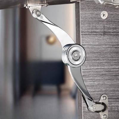 Hydraulic Randomly Stop Hinges Kitchen Cabinet Door Adjustable Polish Hinge Furniture Lift Up Flap Stay Support Hardware