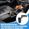 360 Degree Rotatable Adjustable Car Cup Holder Car Interior Accessories Car Cup Holder Tray Foldable Auto Tray Table