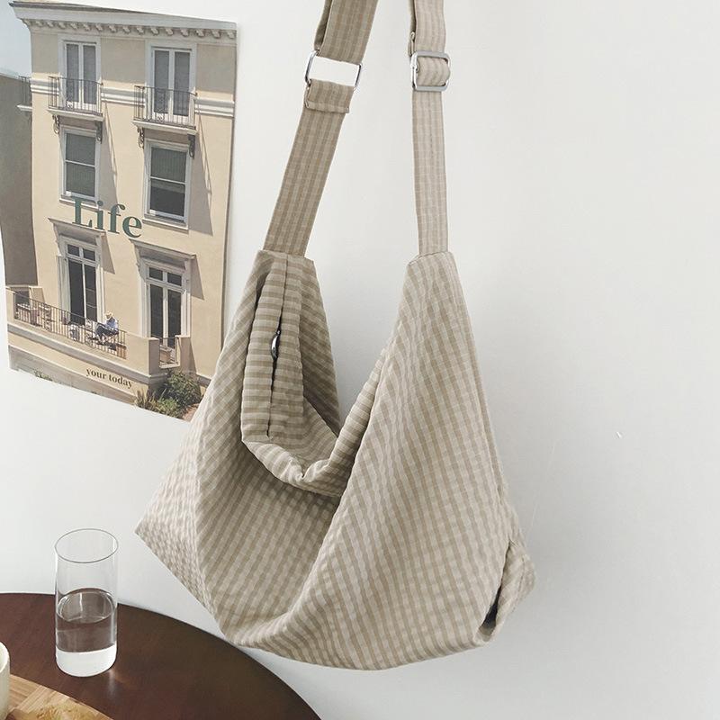 Versatile Messenger Bag Women'S Large-Capacity Commuter Shopping Bag Simple And Lightweight Shoulder Bag Student Messenger Bag