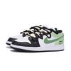 Jordan Air Jordan 1 Puppy Fragment Slip Resistant Abrasion Resistant Low top Vintage Basketball Shoes Men's Black Green 553558-131(Team85-)