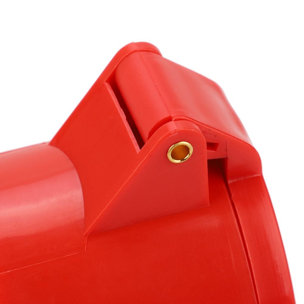 220-380V/240-415V 32A Industrial Plug Connector 3P+N+E IP44 Waterproof Power Socket 5 Pin 3 Phase Plug Coupler