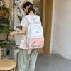 Mochila Japonesa Bachi Bolsa de Dolor estilo Ins Linda Mochila de Gran Capacidad Estudiante Femenina Mochila Escolar Segunda Dimensión Mochila Transparente Tendencia