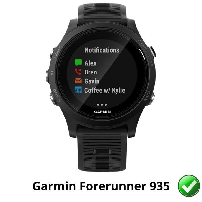 Screen Protector for Garmin Forerunner 935 [6 Pack] Ultra Thin Resistant Protective Plastic Film Phonillico