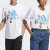 Adidas Letter Logo Crew Neck T-Shirt Unisex Tops White HT5180