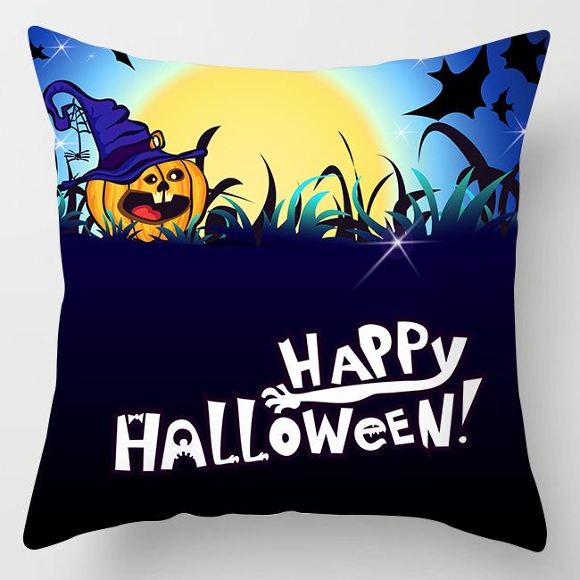 Nový Halloweenský povlak na polštář s dýní Domácí dekorace Povlak na polštář
