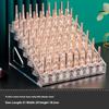 Transparent Acrylic Storage Box, Lipstick Display Stand, Desktop Cosmetics Finishing and Storage, Nail Polish Display Stand, Plastic.