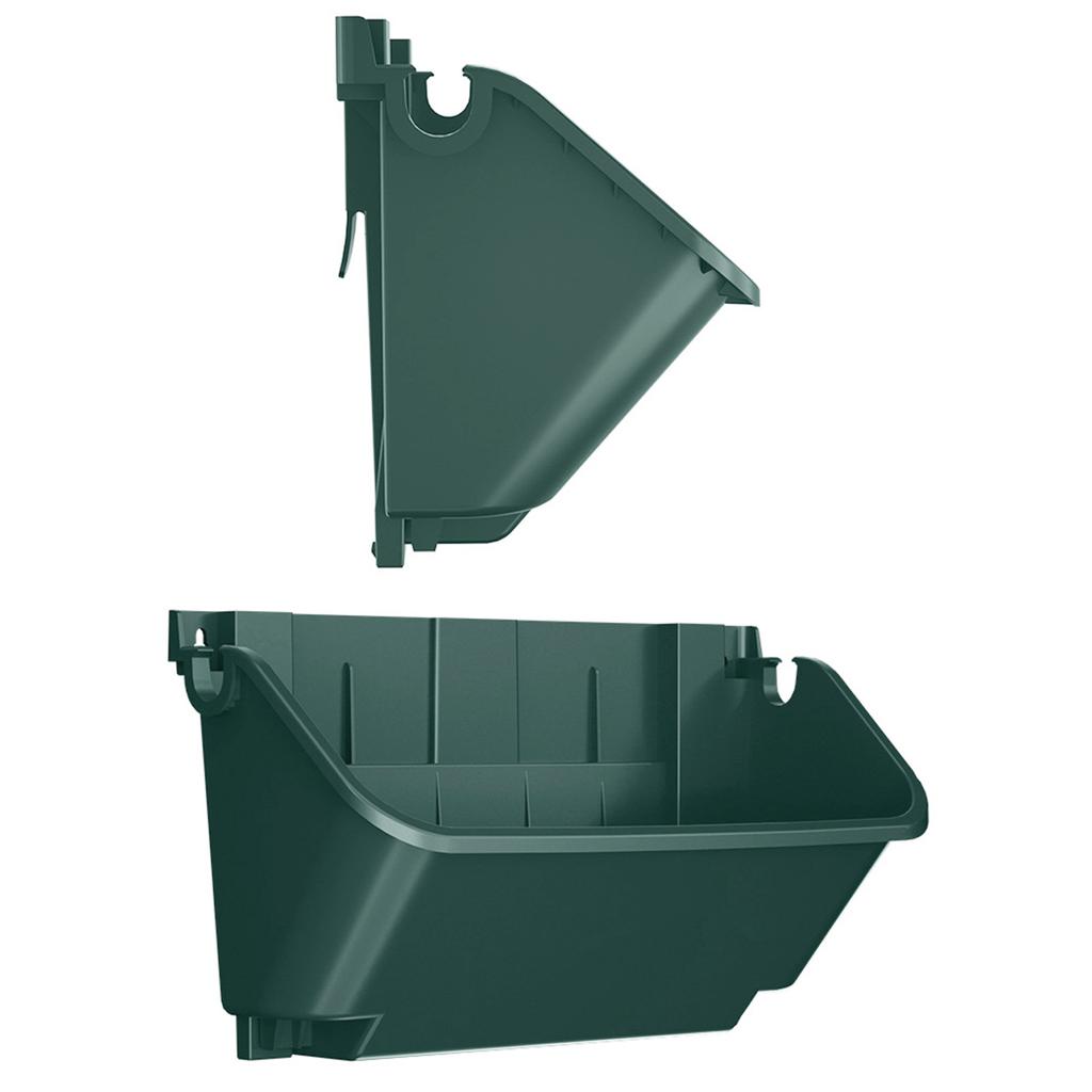 Pack Of 4 Wall Mounted Outdoor Vertical Planters Space Saving Design For Small Gardens And Patios