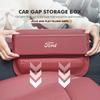 AKO1 Car Seat Gap Storage Box Pocket Organizer Non Slip Holder For Ford mk2 mk3 Ranger Mondeo mk4 S-MAX Kuga Mustang Fusion