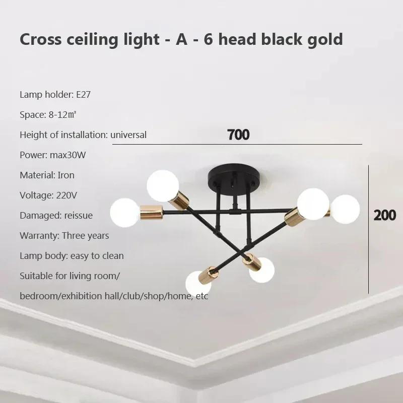 Candelabru LED modern Plafoniere minimaliste pentru sufragerie Lămpi pentru dormitor Decor pentru interior Corpuri de iluminat pentru interior Lustru