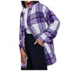Women's Fashion  And Winter Jacket Thickened Casual Loose Plaid Shirt