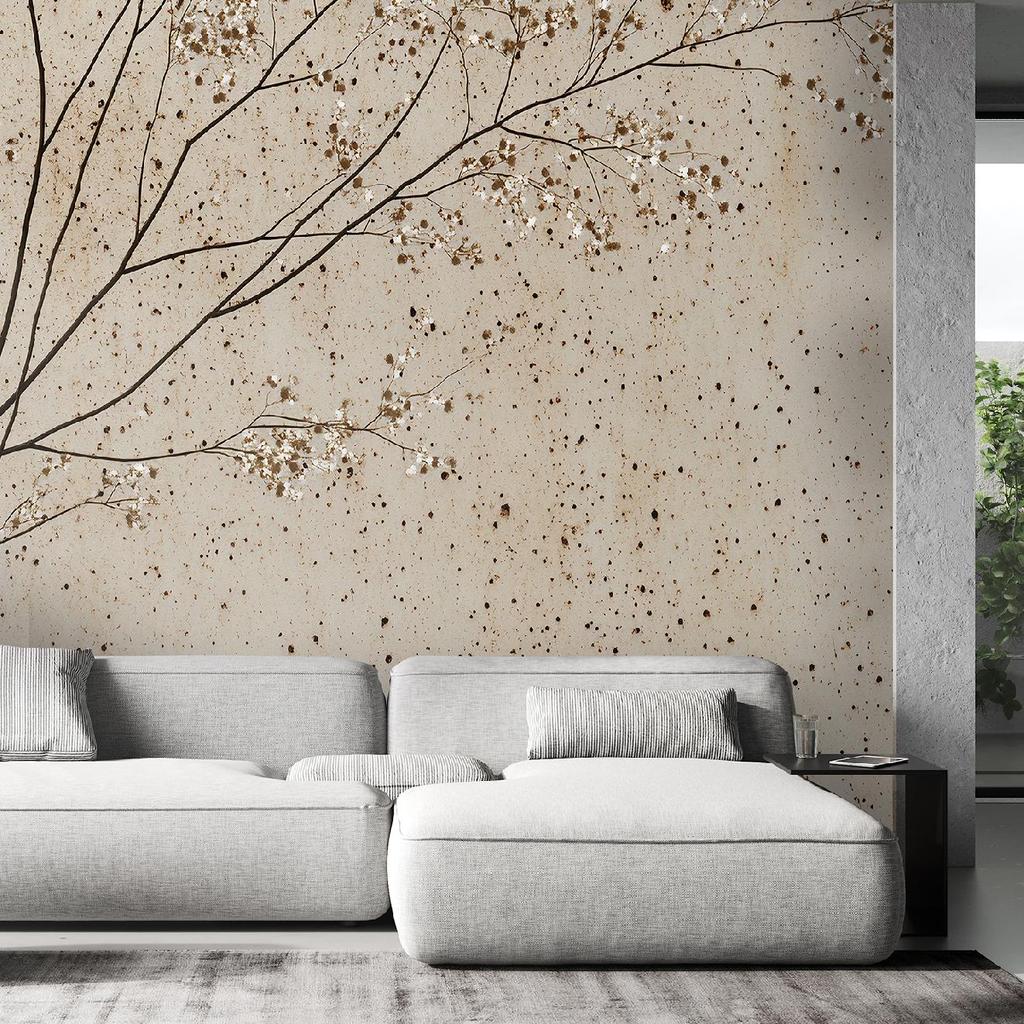 Wallpaper Branches with flowers