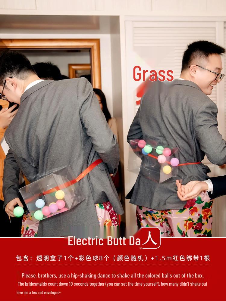 Wedding Morning Fun: Bride Game Props & Creative Package for Civilized Door Blocking & Photo Letters