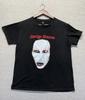 Marilyn Manson Antichrist Superstar T-Shirt Damen M Schwarz Grafik Rundhals Unisex T-Shirt