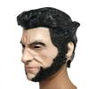 Wolverine Mask Halloween Cosplay Costume Adult Men Funny Face Prop With Black Hair Beard