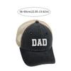 Adjustable DAD MOM Baseball Hats Hip-hop Sunscreen Mesh Hats Washed Distressed Faded Cap  Man Women