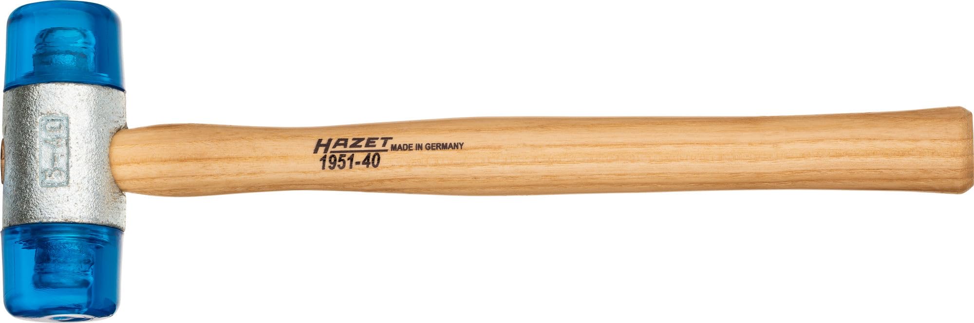 

HAZET пластиковая резина длина диаметр 40мм импортировано с 1951-40 Молоток с низкой отдачей, молоток, 320мм, [Официально Япония]