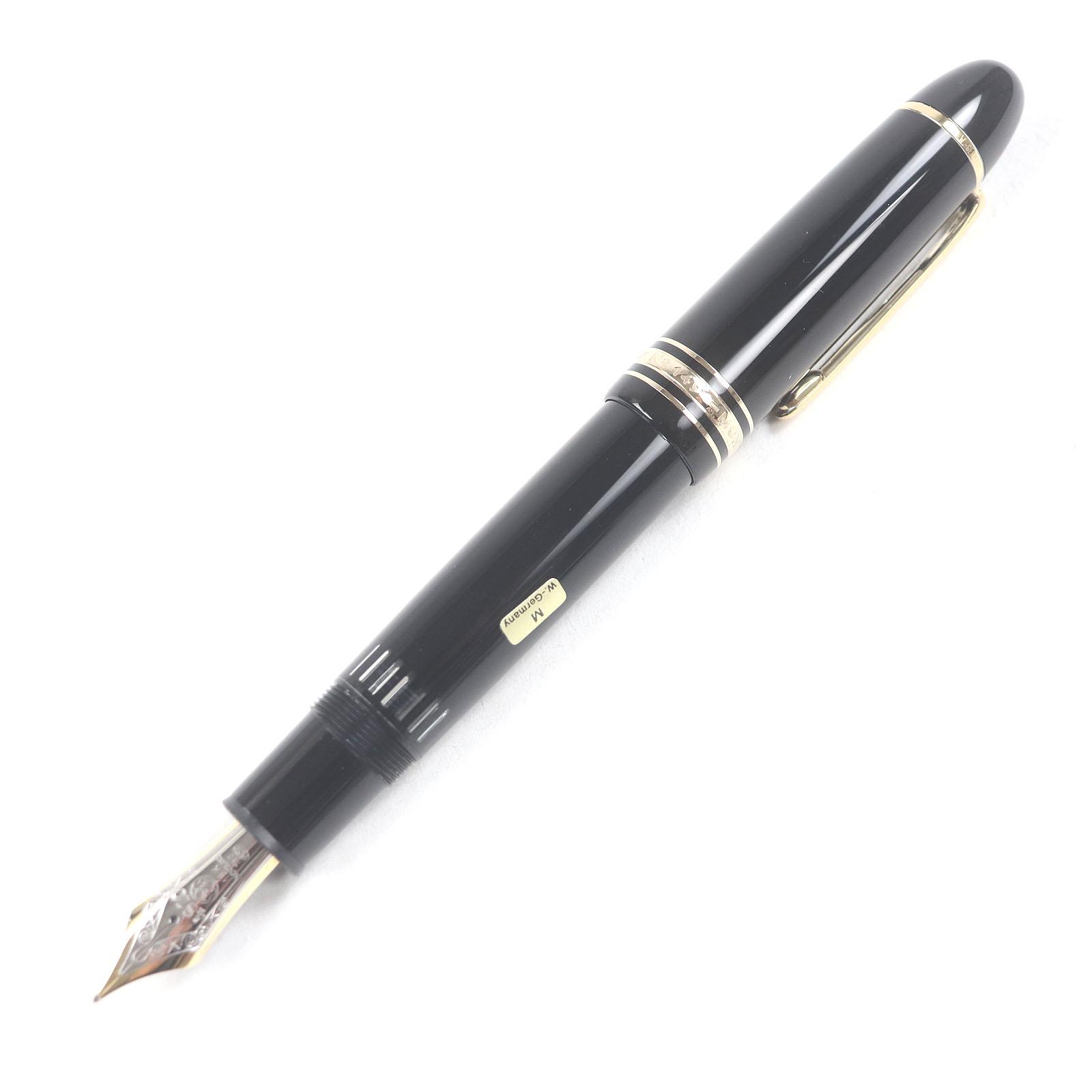 

Excellent MONTBLANC fountain pen Meisterstck 149 Cap type Black gold 18K mens Used