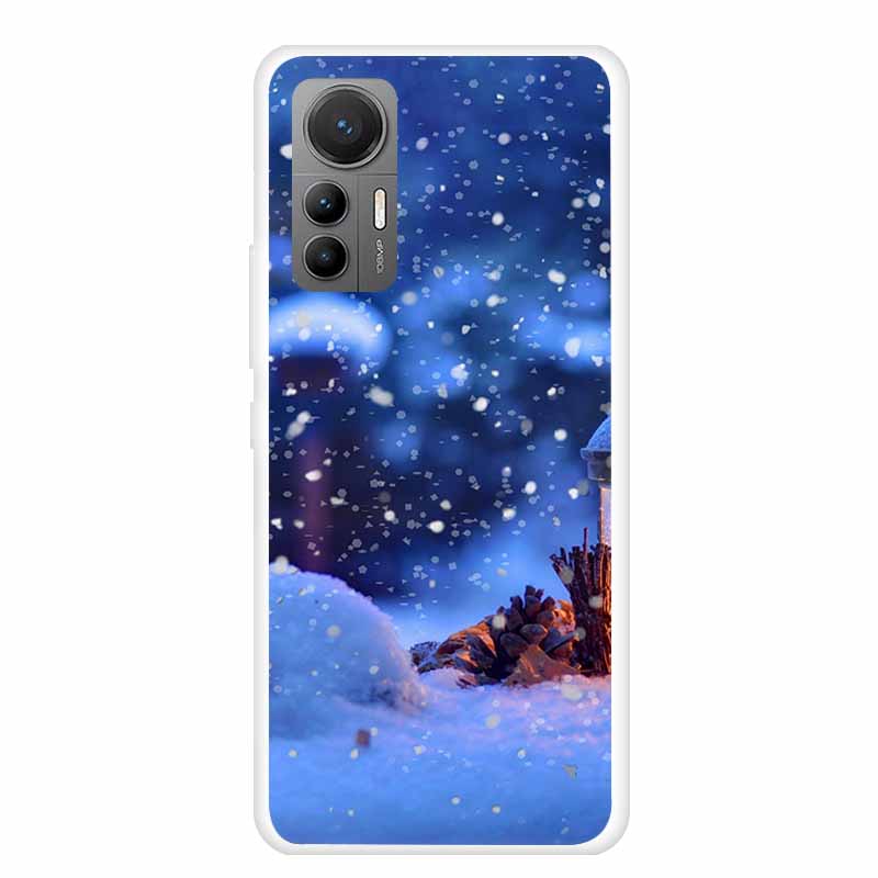 For Xiaomi Redmi K50 Ultra Case Christmas Soft Silicone Back Cover Phone Case for Redmi K50 Extreme Edition Clear Cartoon Funda