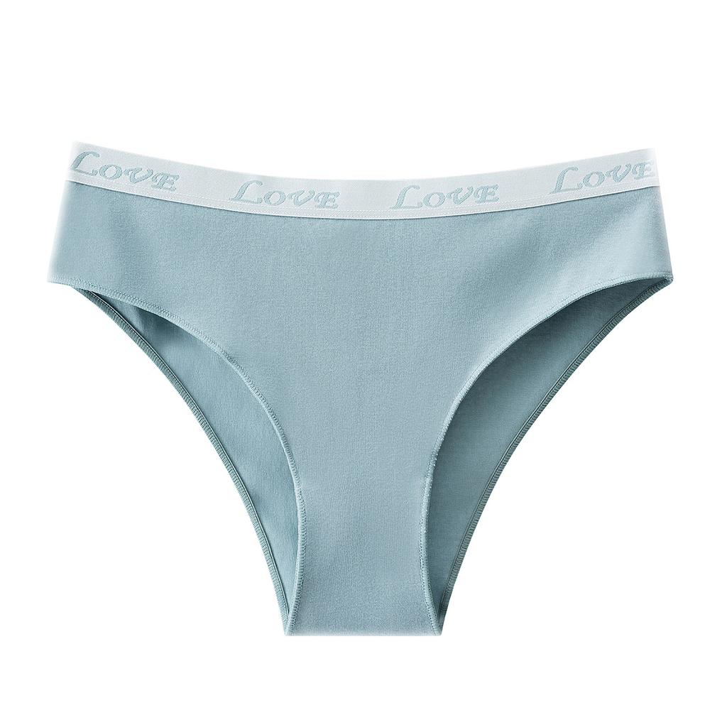 Women S Mid Rise Cotton Letter Print Plus Size Briefs