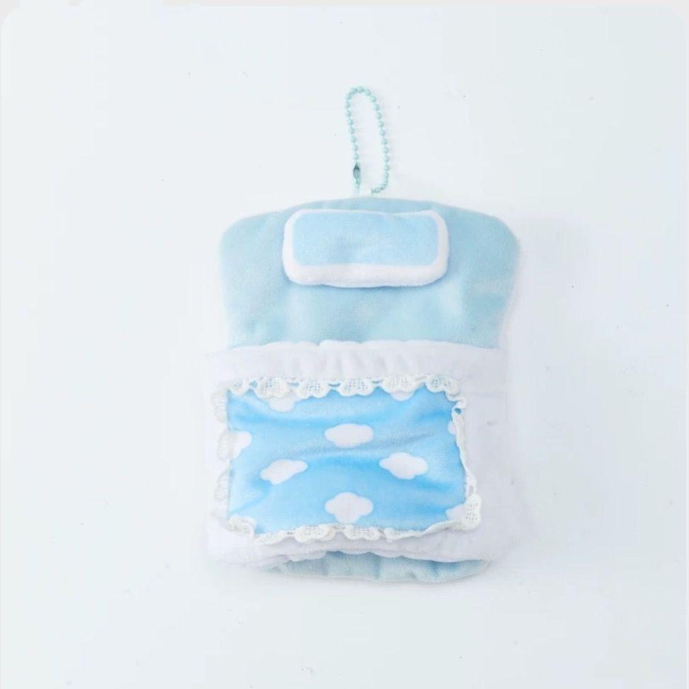 Cute Little Eight Sleeping Bag Jiyi Doll Quilt Bed Jiyi Keychain Bag Pendant